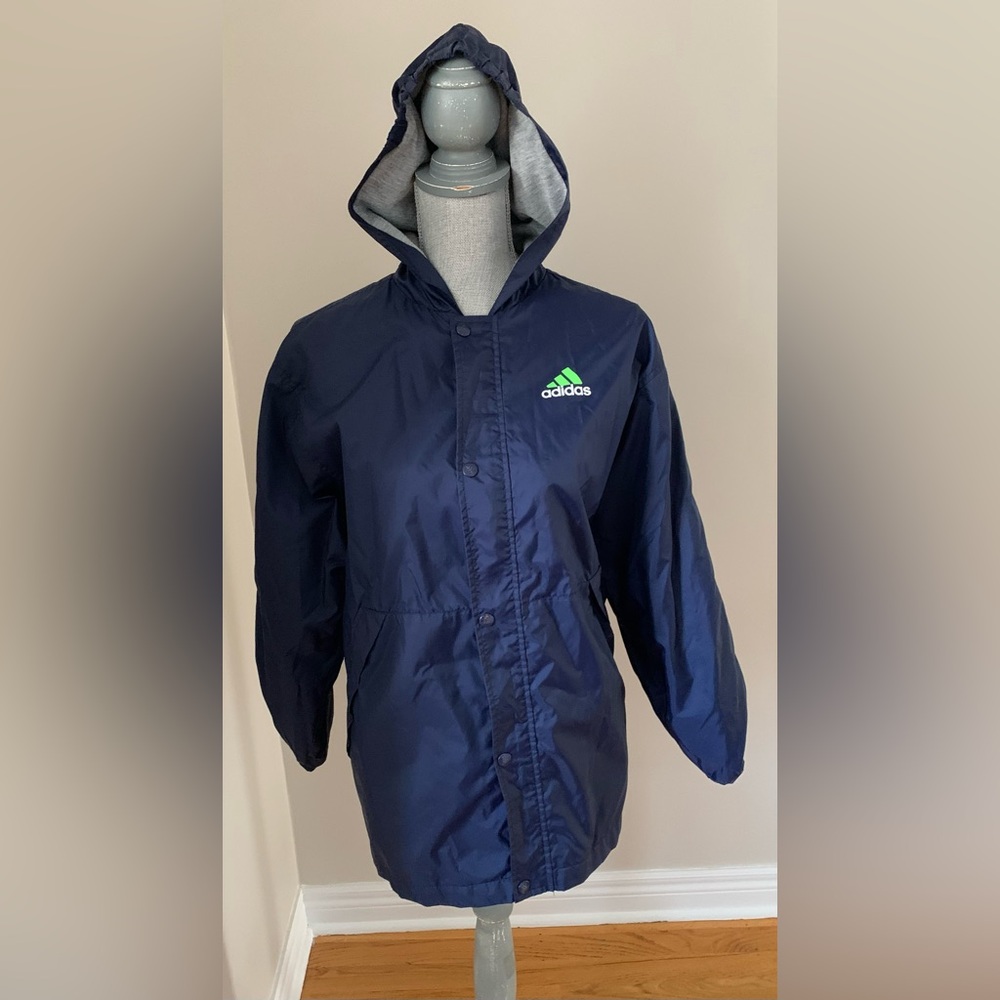 Adidas Navy Hooded Jacket